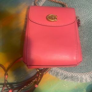 Coach Convertible Pink backpack crossbody Parker purse